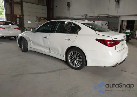 2018 Infiniti Q50 3.0T Luxe from USA, damaged, VIN JN1EV7AR8JM438405